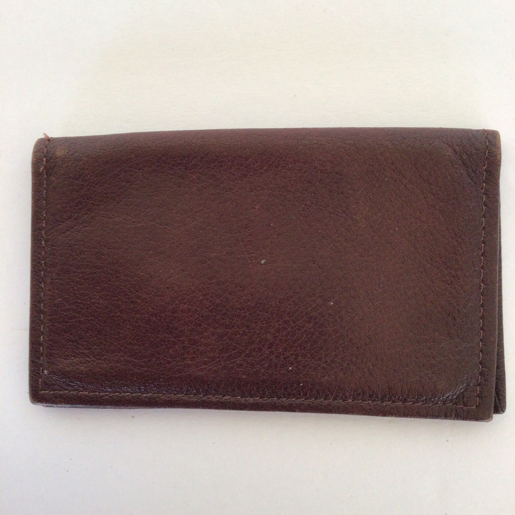 Rolfs Vintage Cowhide Leather Brown Card Holder